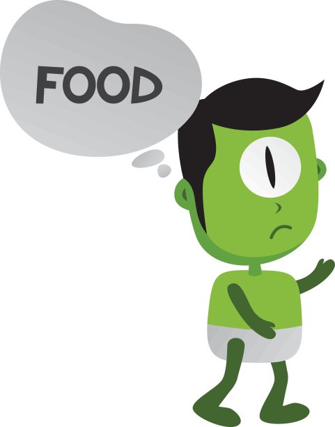 绿色僵尸怪物角色图片下载