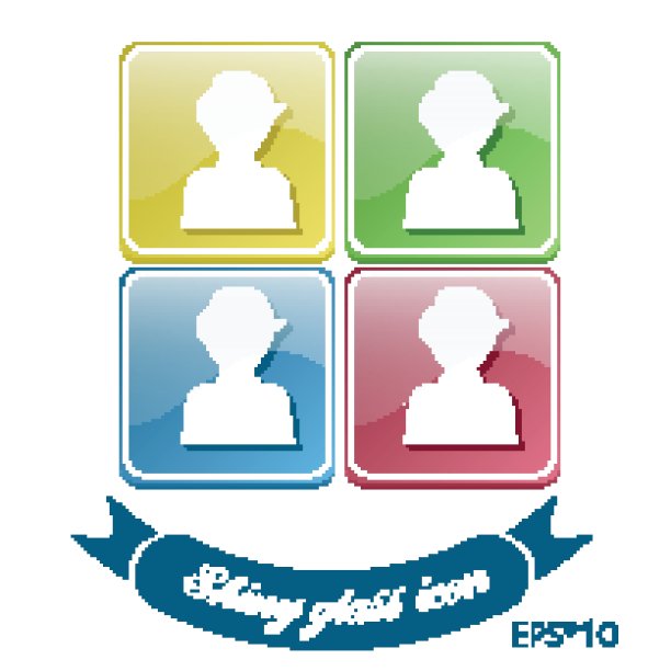 男性或女性角色。男人或女人头像标志图片下载