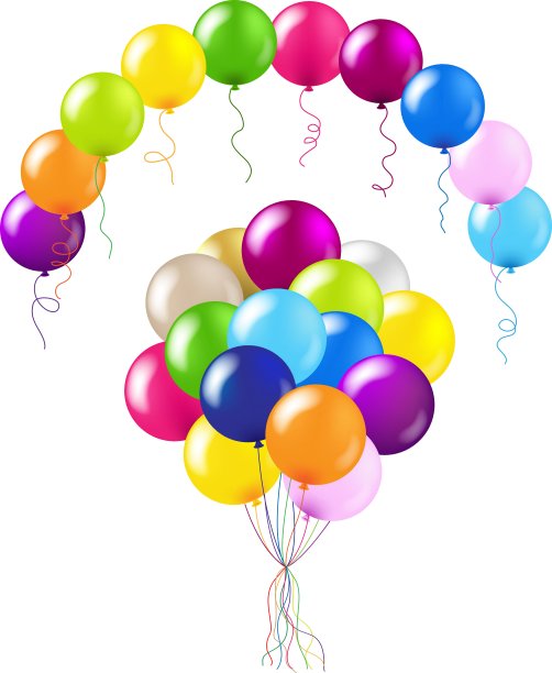 气球五彩图片下载