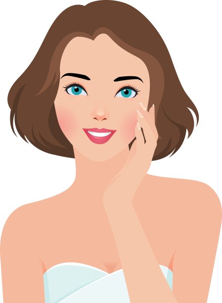 美丽的女孩在桑拿浴巾中闪耀着纯洁图片下载