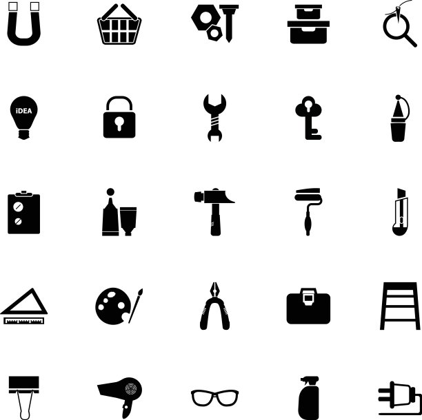 DIY图标上的白色背景图片下载