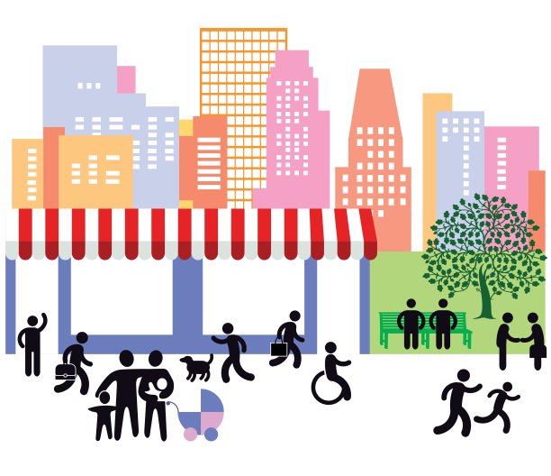 城市生活图片下载