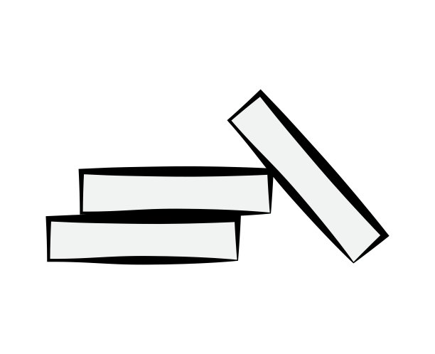 粉笔为学校黑板卡通矢量设计隔离在wh图片下载