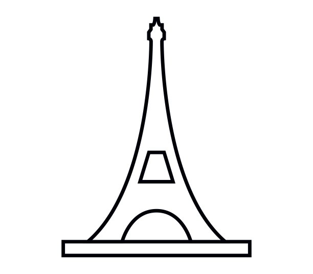 埃菲尔铁塔的图标图片下载