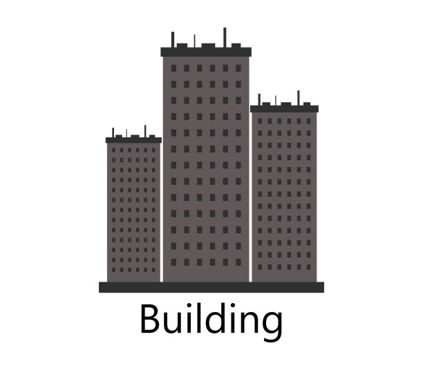 摩天大楼的图标图片下载