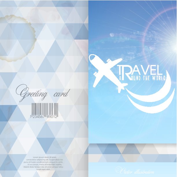 贺卡设计，模板图片下载