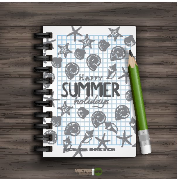 一套手绘各种元素图片下载