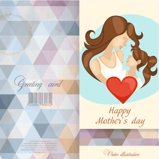 快乐的母亲�年代的一天。图片下载