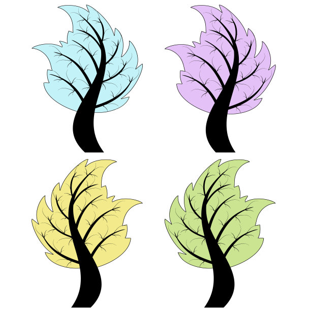 艺术的树图片下载