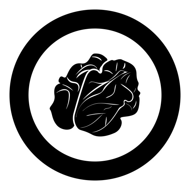 胡桃图标黑色圆圈图片下载