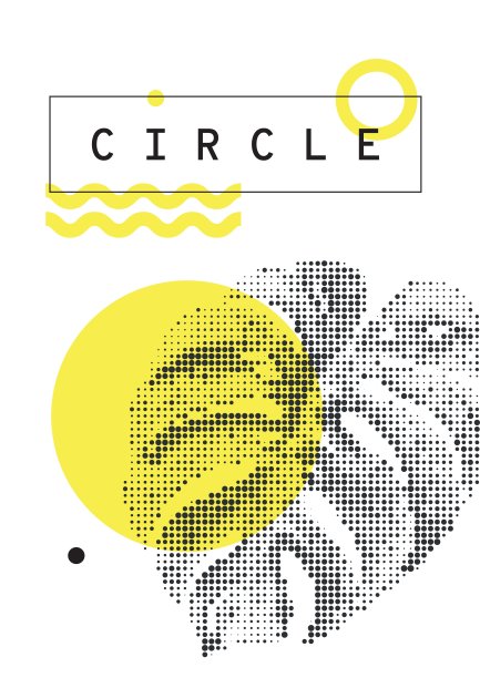 色彩缤纷的海报潮流几何形状图片下载