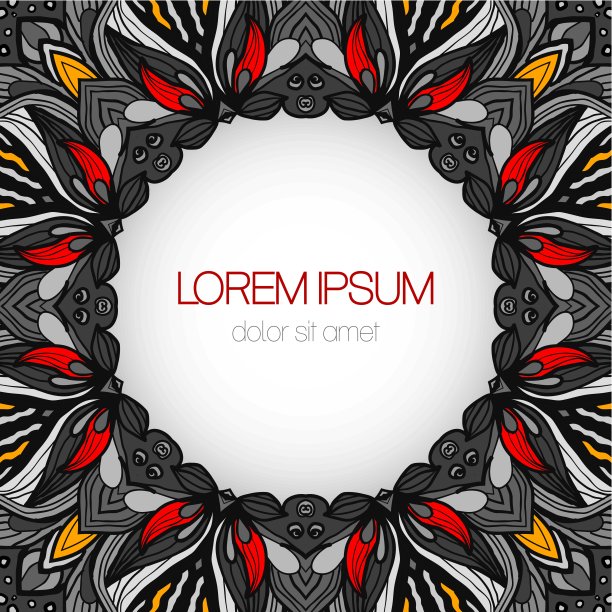 带文本空间的矢量绘图图片下载