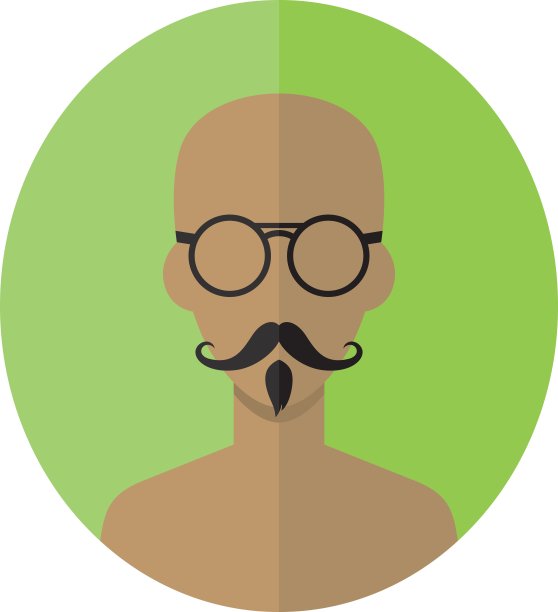 男人潮人头像用户图片卡通人物图片下载