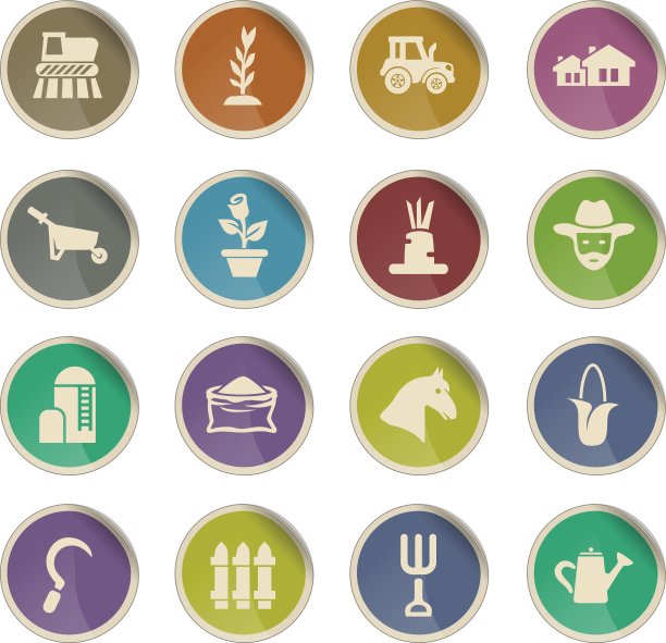 农业图标设置图片下载