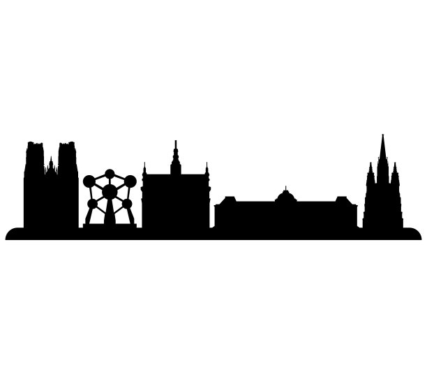 布鲁塞尔的天际线图片下载