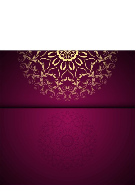 向量黄金东方阿拉伯图案背景与地方图片下载