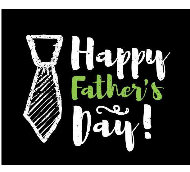 恭贺父亲节快乐。向量图片下载
