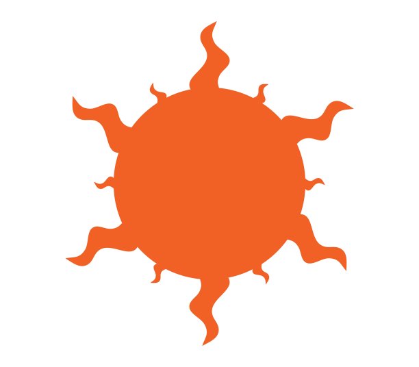 太阳图标图片下载