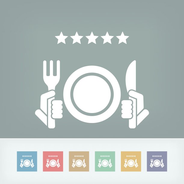 餐厅图标。最高信用评级。图片下载