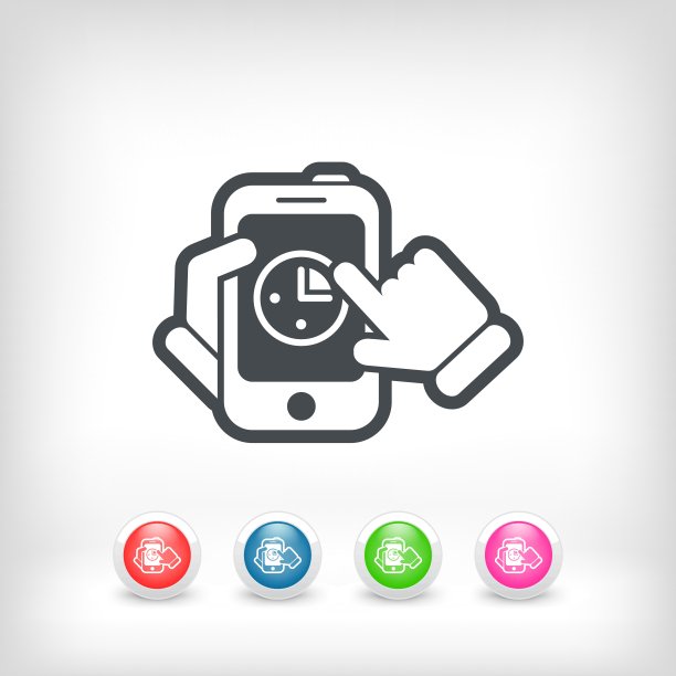 智能手机的时钟图片下载