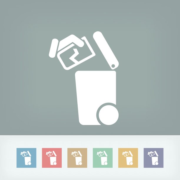 分类废物收集图标图片下载