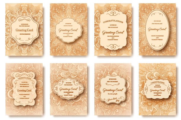 手绘传单页装饰插图概念。复古艺术传统，伊斯兰，阿拉伯，印度，奥斯曼帝国的主题，元素。矢量装饰复古贺卡或邀请设计。图片下载