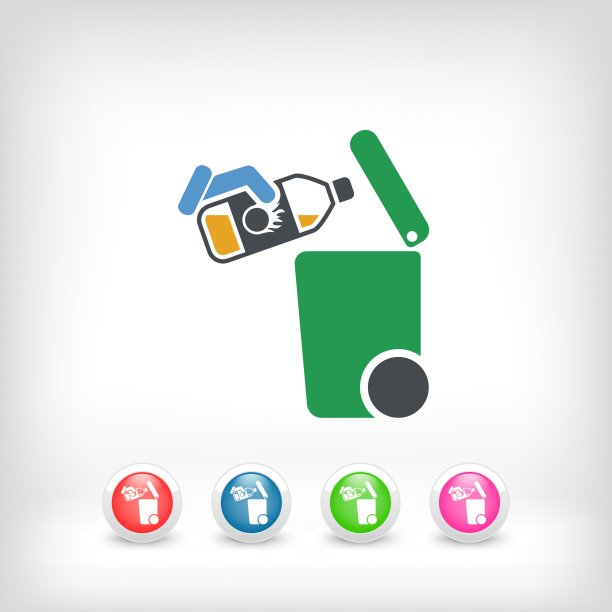 分类废物收集图标图片下载