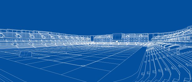 足球场示意图图片下载