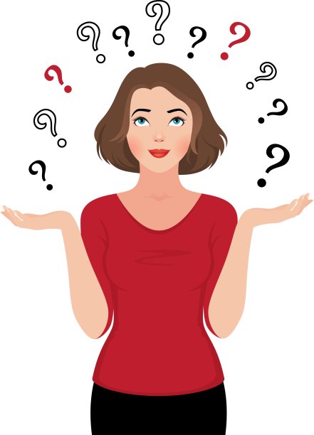 女孩面临一个选择孤立在一个白色图片下载