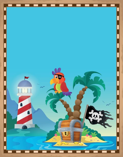 海盗主题羊皮纸8图片下载