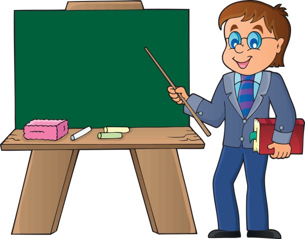 男教师站在校董会旁边图片下载