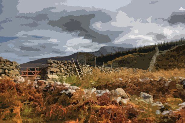 卡德尔伊德瑞斯山脉在斯诺登尼亚图片下载