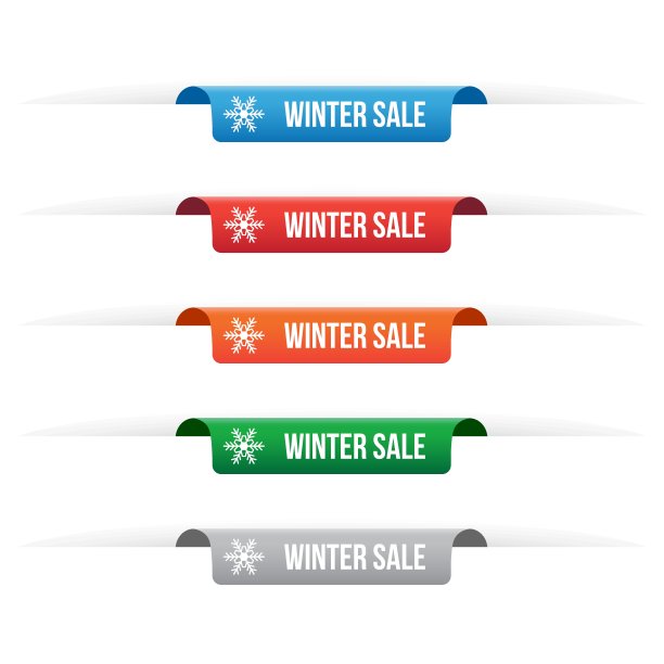 冬季销售纸标签标签图片下载