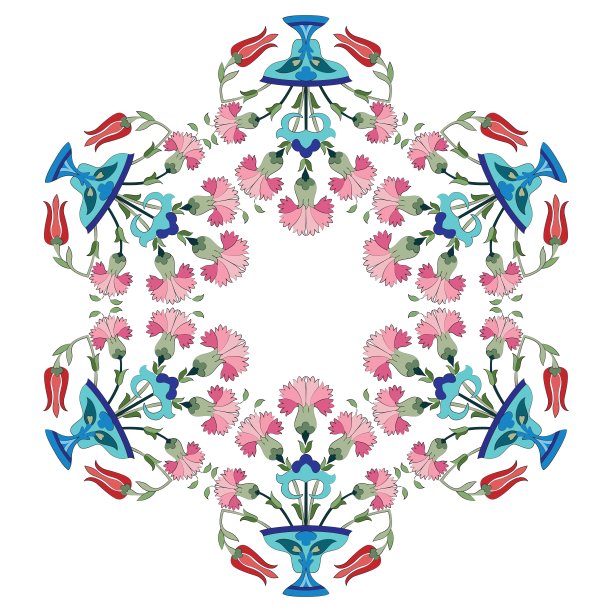 土耳其石竹和郁金香版本2图片下载