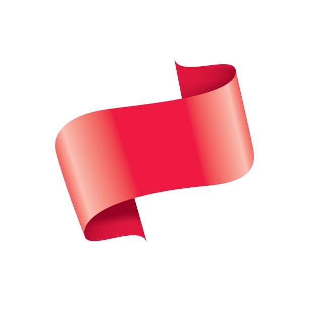 在白底上挥舞着红旗图片下载