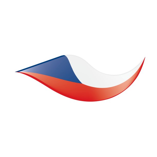 捷克国旗，矢量图图片下载