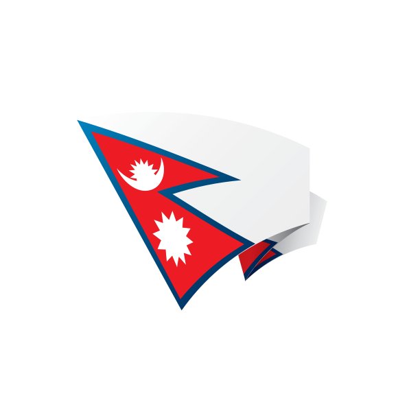 尼泊尔国旗矢量图图片下载