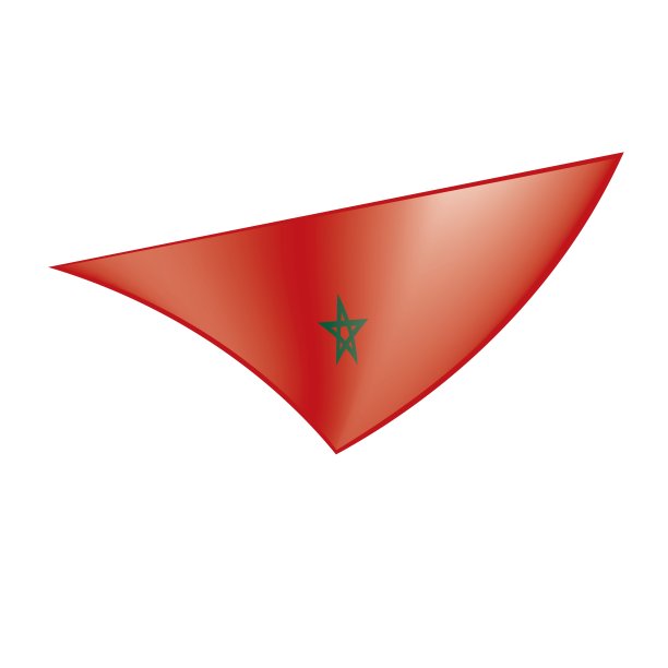 摩洛哥国旗，矢量插图图片下载