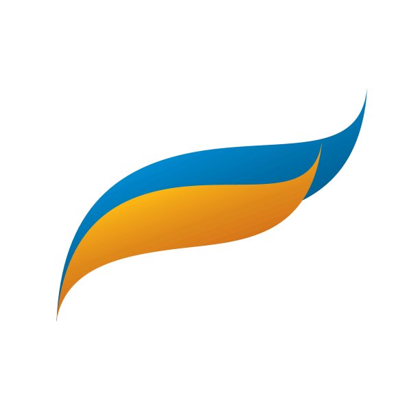 乌克兰国旗，矢量图图片下载