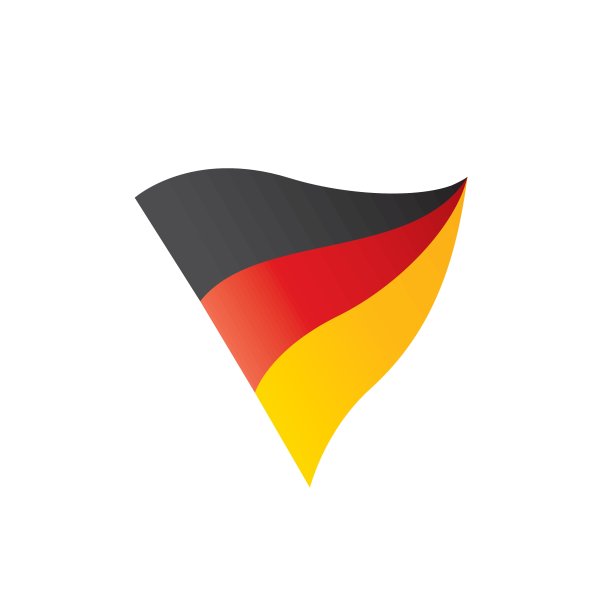 德国国旗，矢量插图图片下载