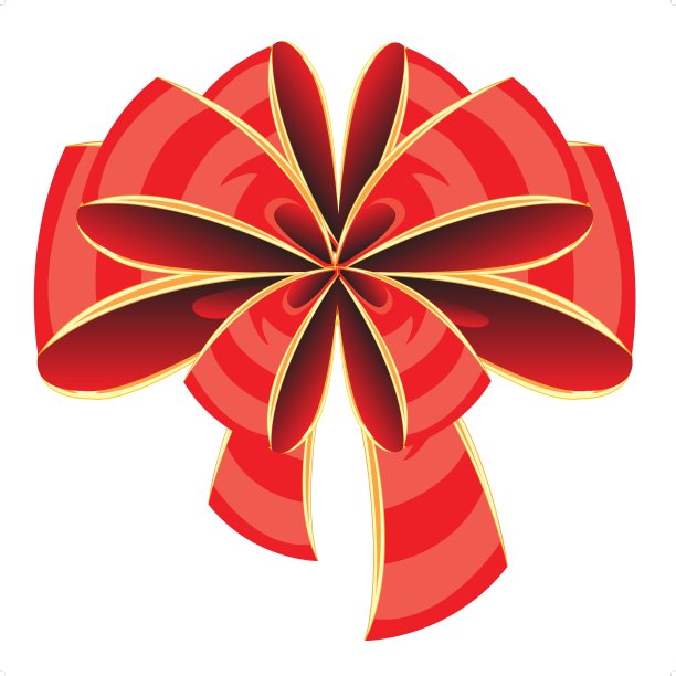 红色的蝴蝶结图片下载