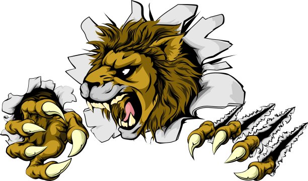 狮子砸了图片下载