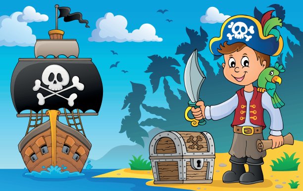 海盗男孩主题图片5图片下载