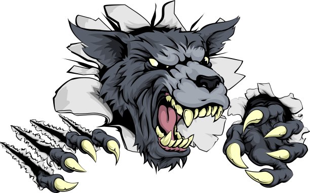 狼人或狼人撕扯图片下载