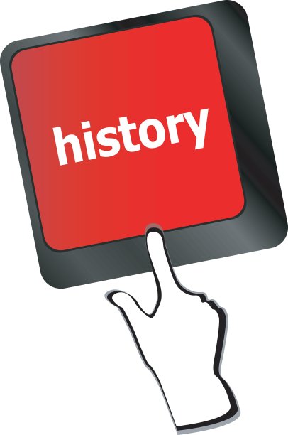 笔记本电脑键盘和键的历史记录它向量图片下载