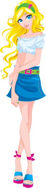 卡通女性图片下载