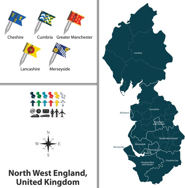 英格兰西北部，英国图片下载