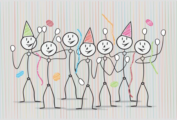 与人庆祝图片下载