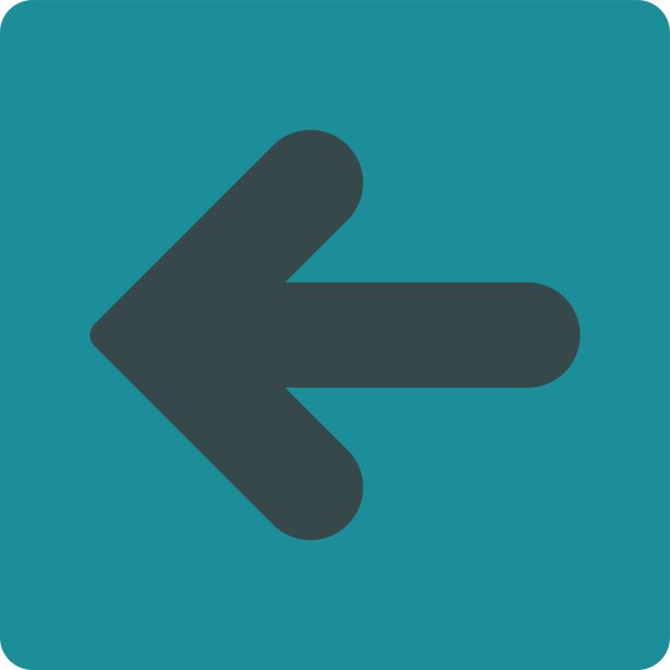 箭头左平软蓝色圆形按钮图片下载