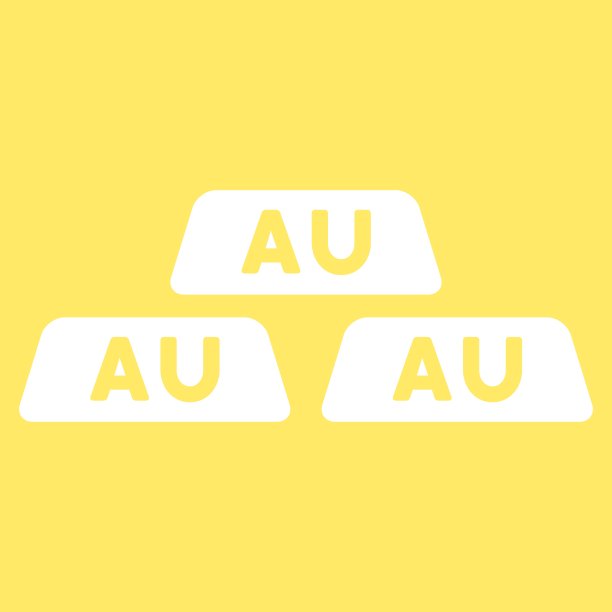 来自商务集的黄金图标图片下载